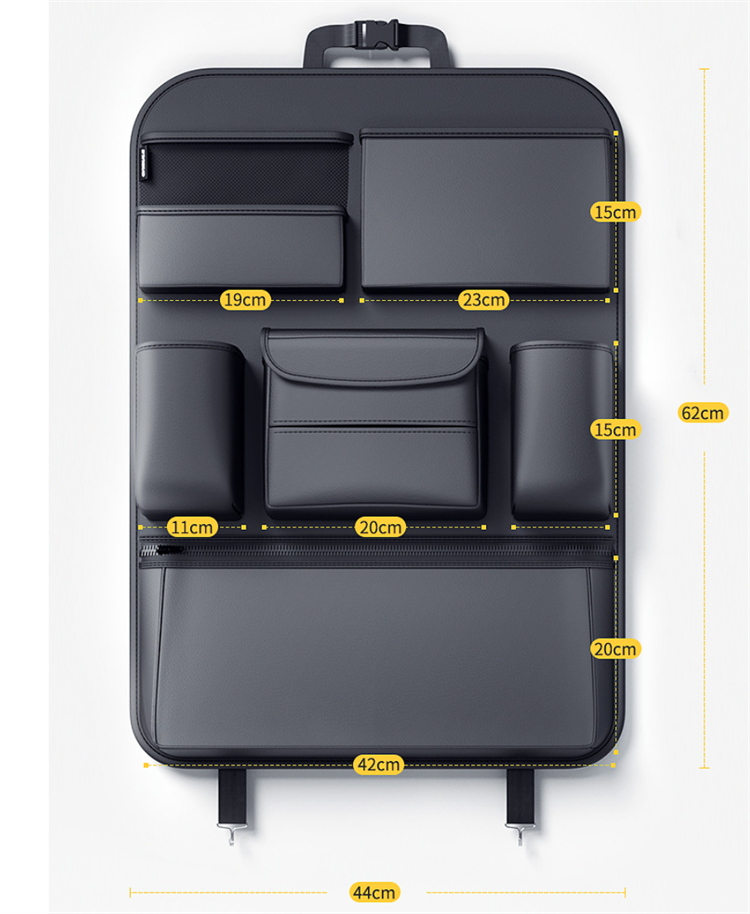 Model 3/Y/S/X Sac de rangement pour dossier de siège de voiture Sac  suspendu multifonctionnel S