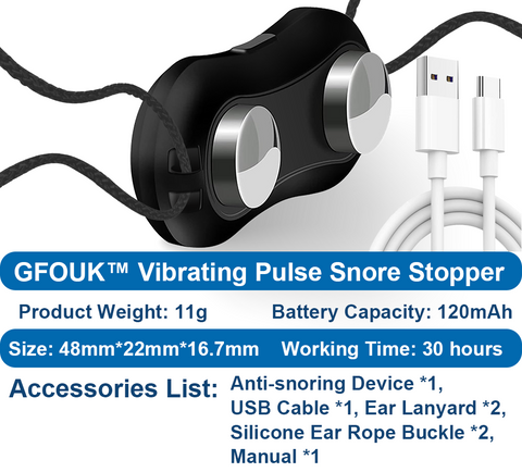 GFOUK™ Vibrating Pulse Snore Stopper