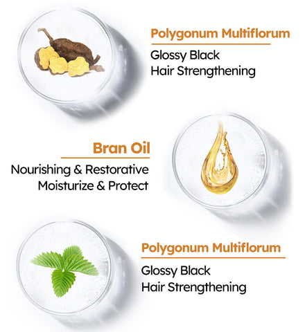 GFOUK™ Polygonum Multiflorum Hair Bran Oil Soap