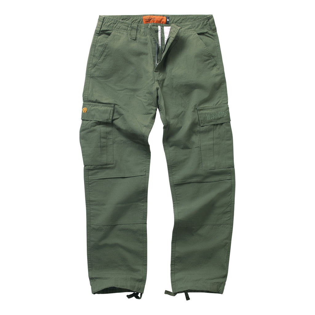 wcc caine ripstop cargo pant green
