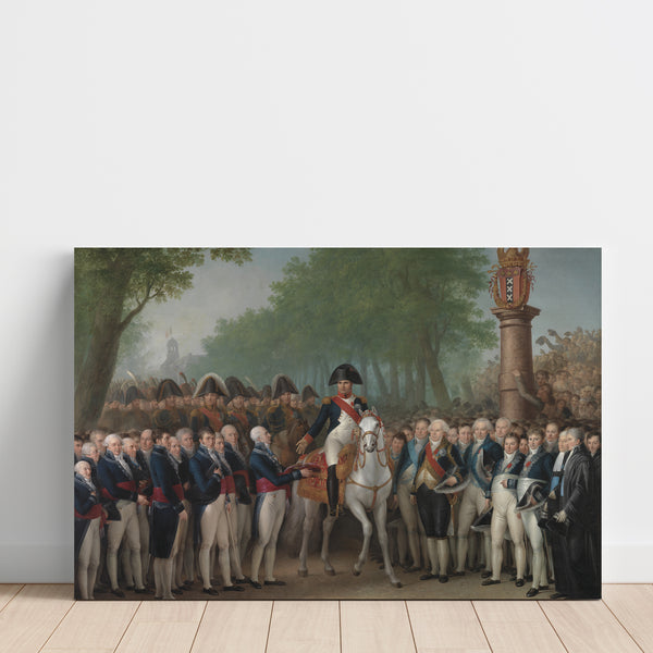 Entrée de Napoléon à Amsterdam par Mattheus Ignatius van Bree