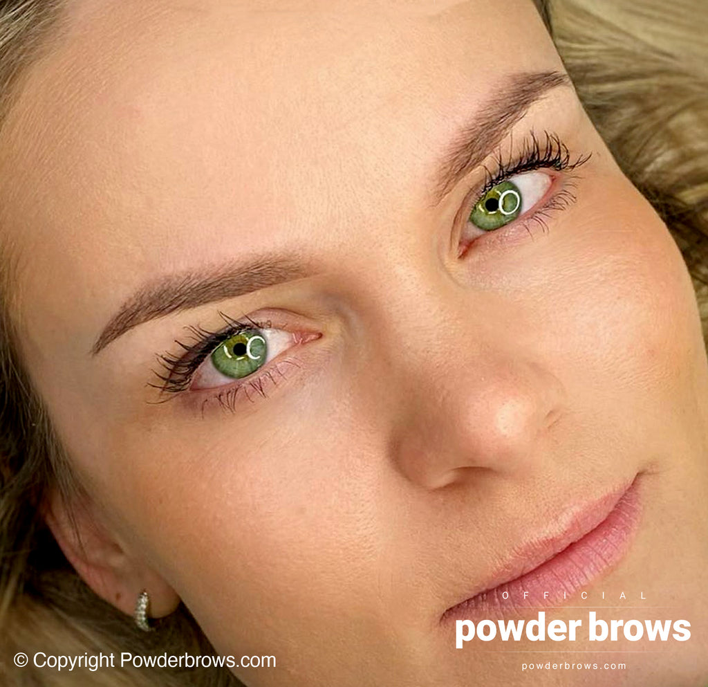 Healed powder brows.