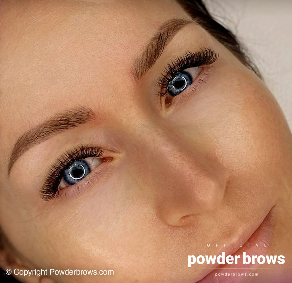 Healed powder brows.