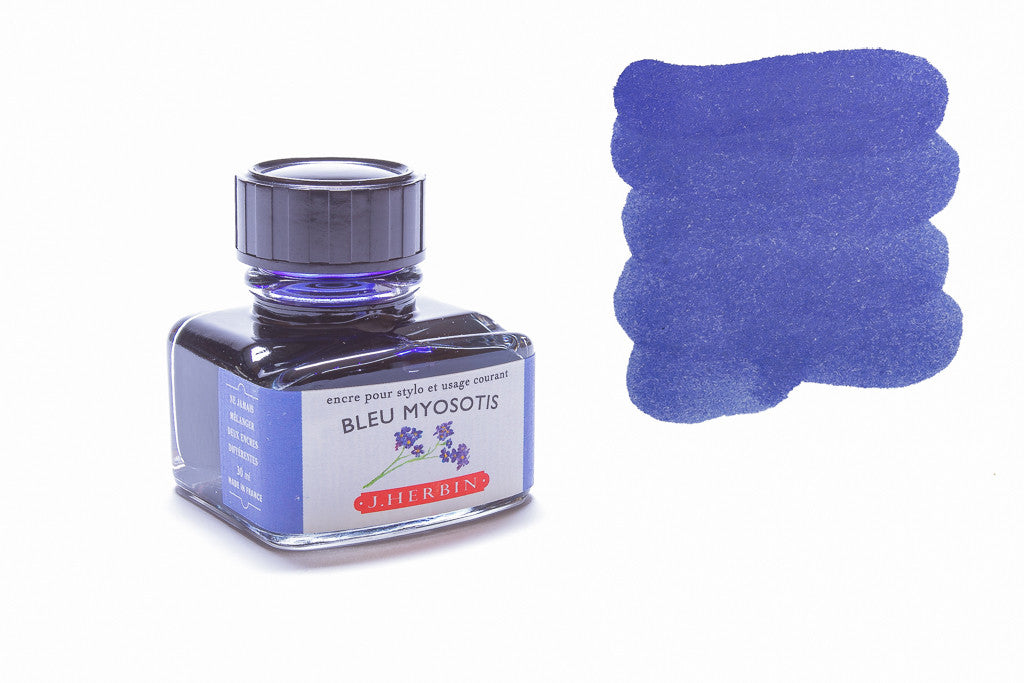 J. Herbin, Bleu Myosotis, Six Cartridges - Knight's Writing Company