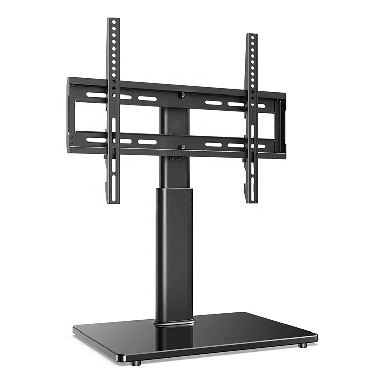 Basics Single Computer Monitor Stand Height Adjustable Desk Arm  Mount, Steel, Black