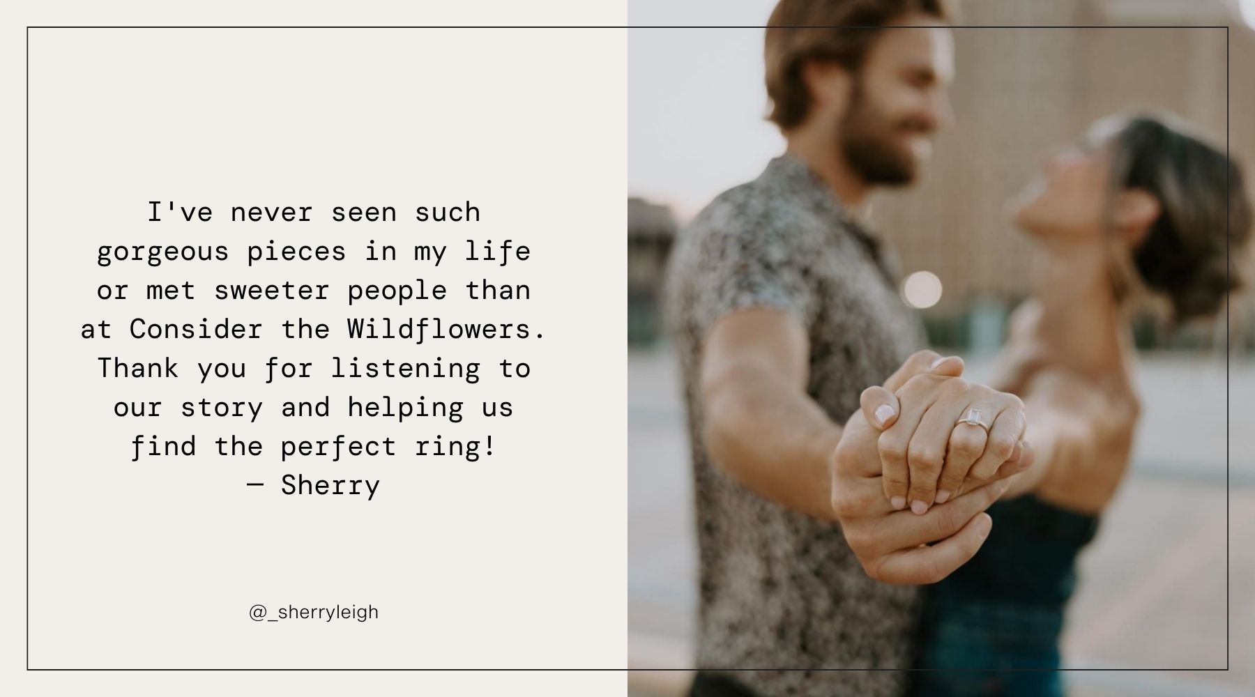 Consider the Wldflwrs Engagement Ring Upgrade Nashville TN