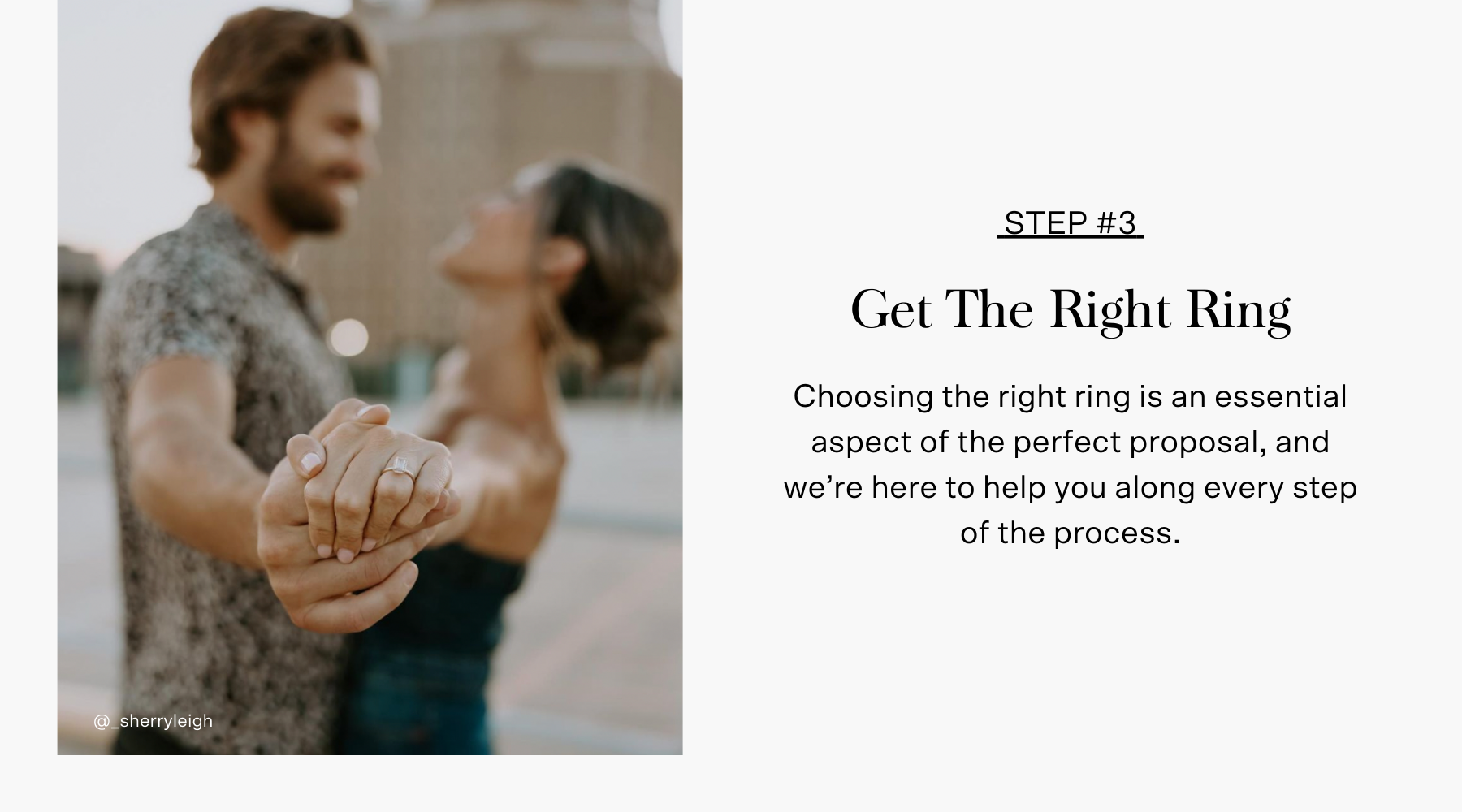 picking the perfect engagement ring