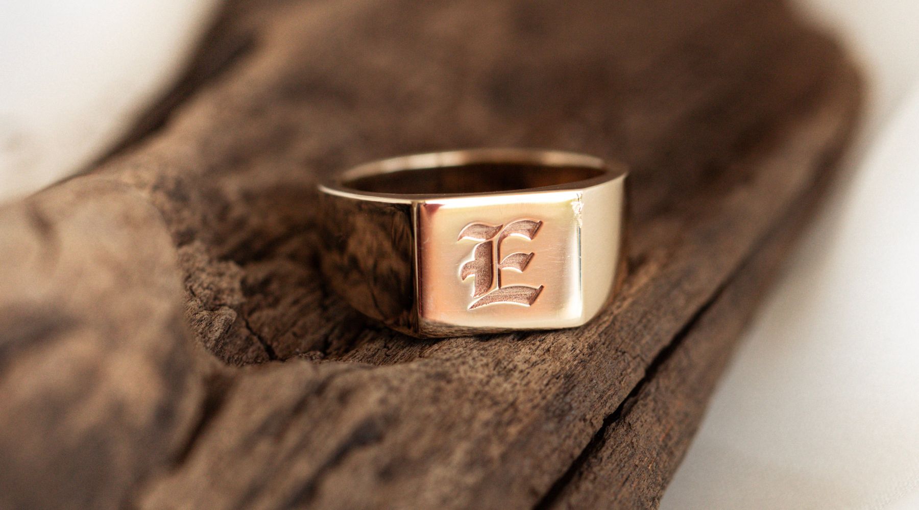 Consider the Wldflwrs Square Signet Ring