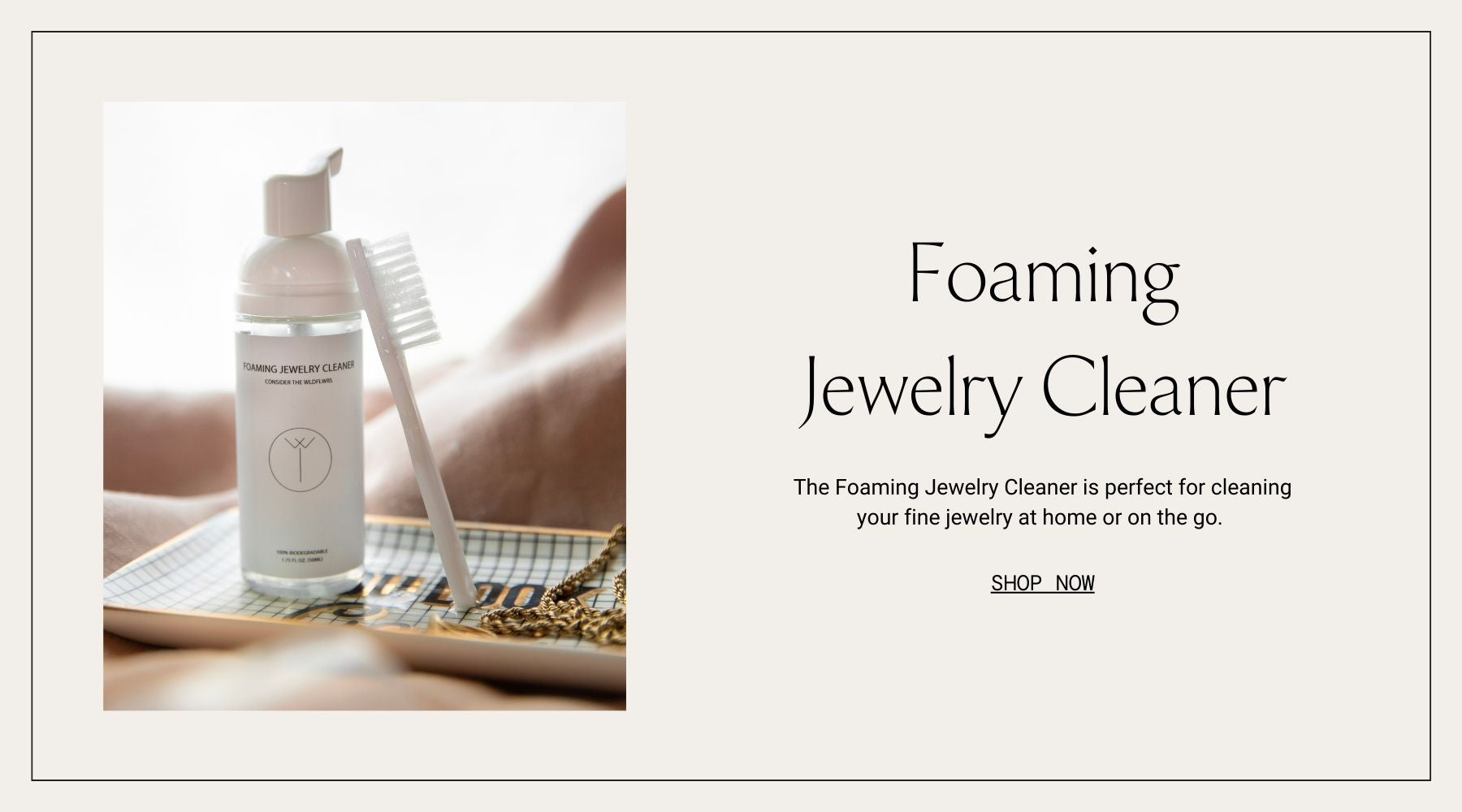 Foaming Jewelry Cleaner Consider the Wldflwrs