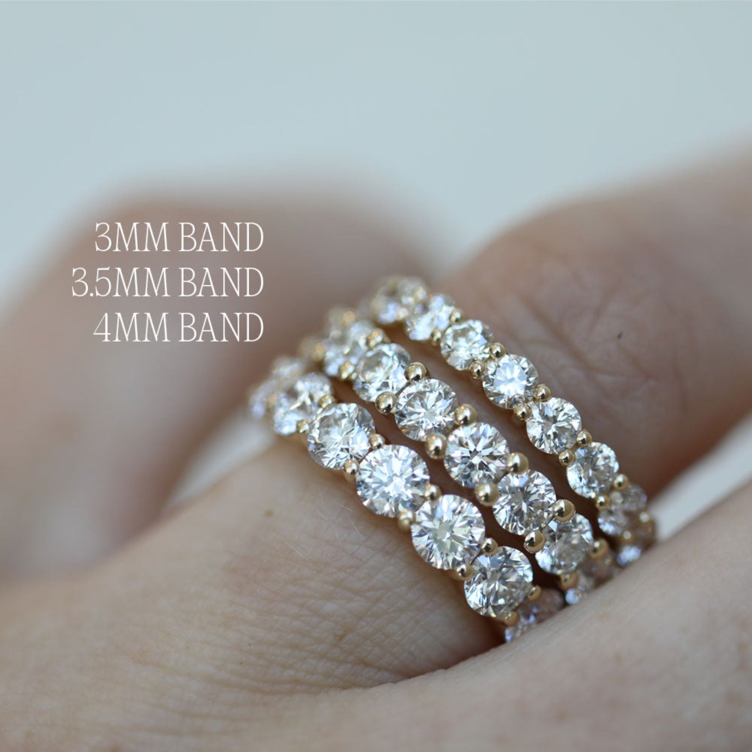 Multi-shape Diamond Eternity Ring