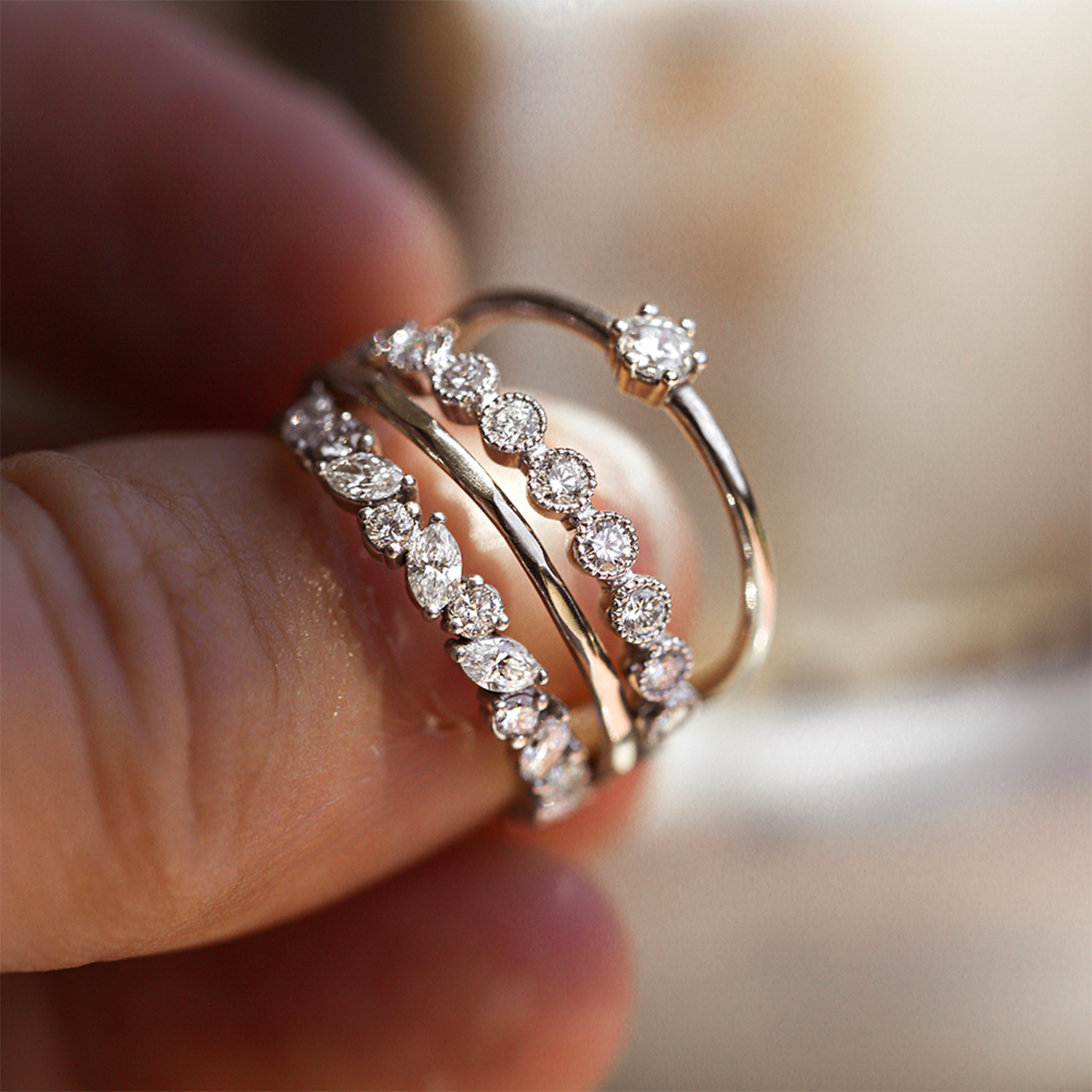 Trending: Stackable Engagement Rings! | WedMeGood
