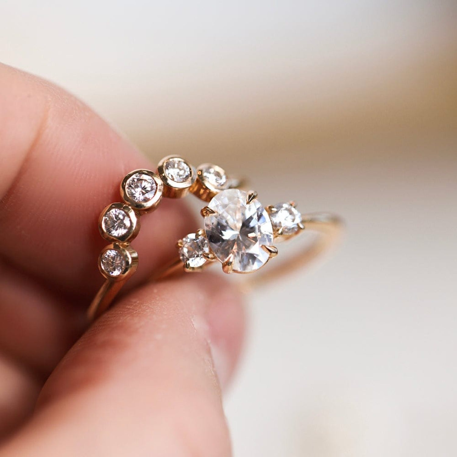 Diamond Lace Wedding Ring