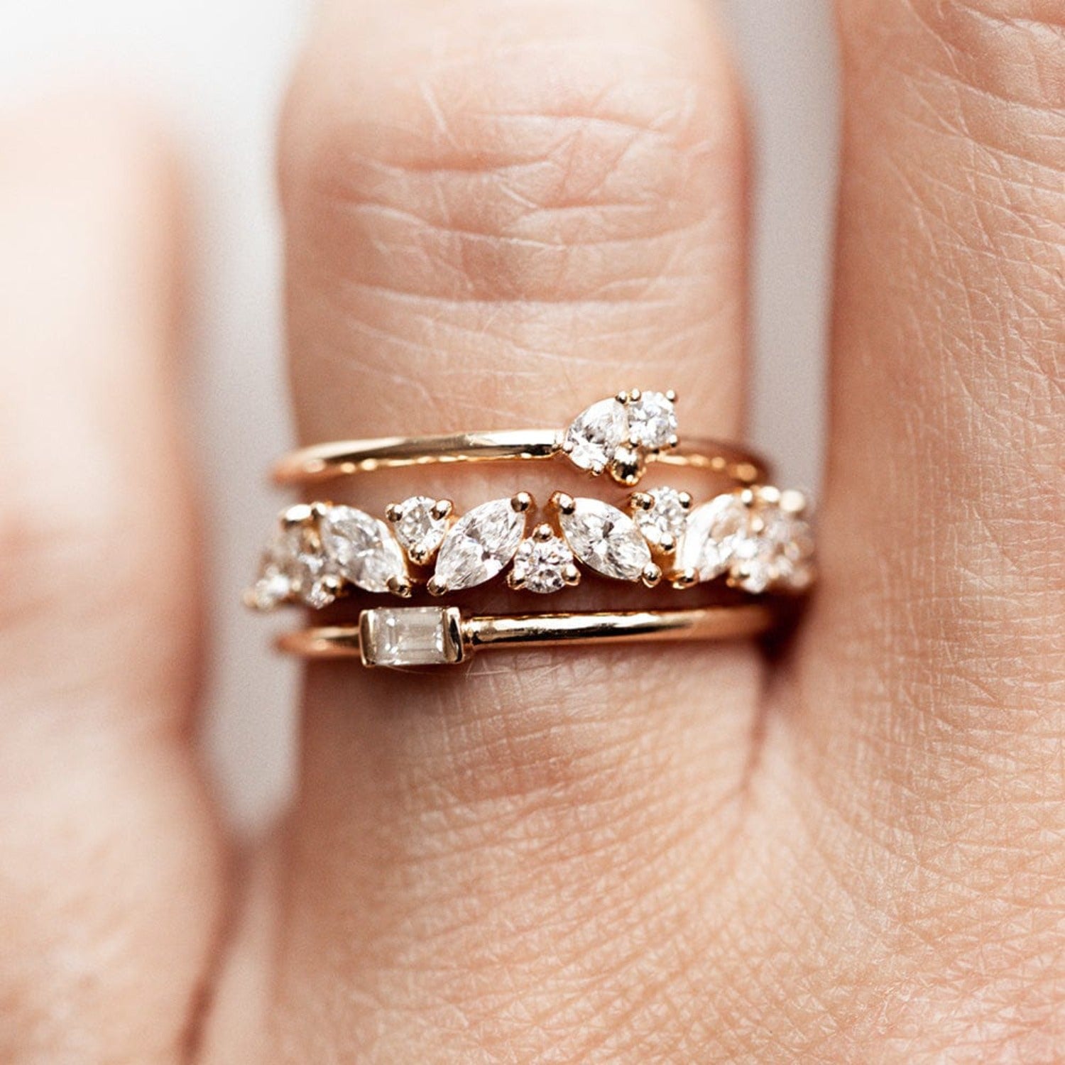 5/8ctw Diamond Two Stone Engagement Ring in 10k Yellow Gold (J-K, I2-I –  INARA DIAMONDS