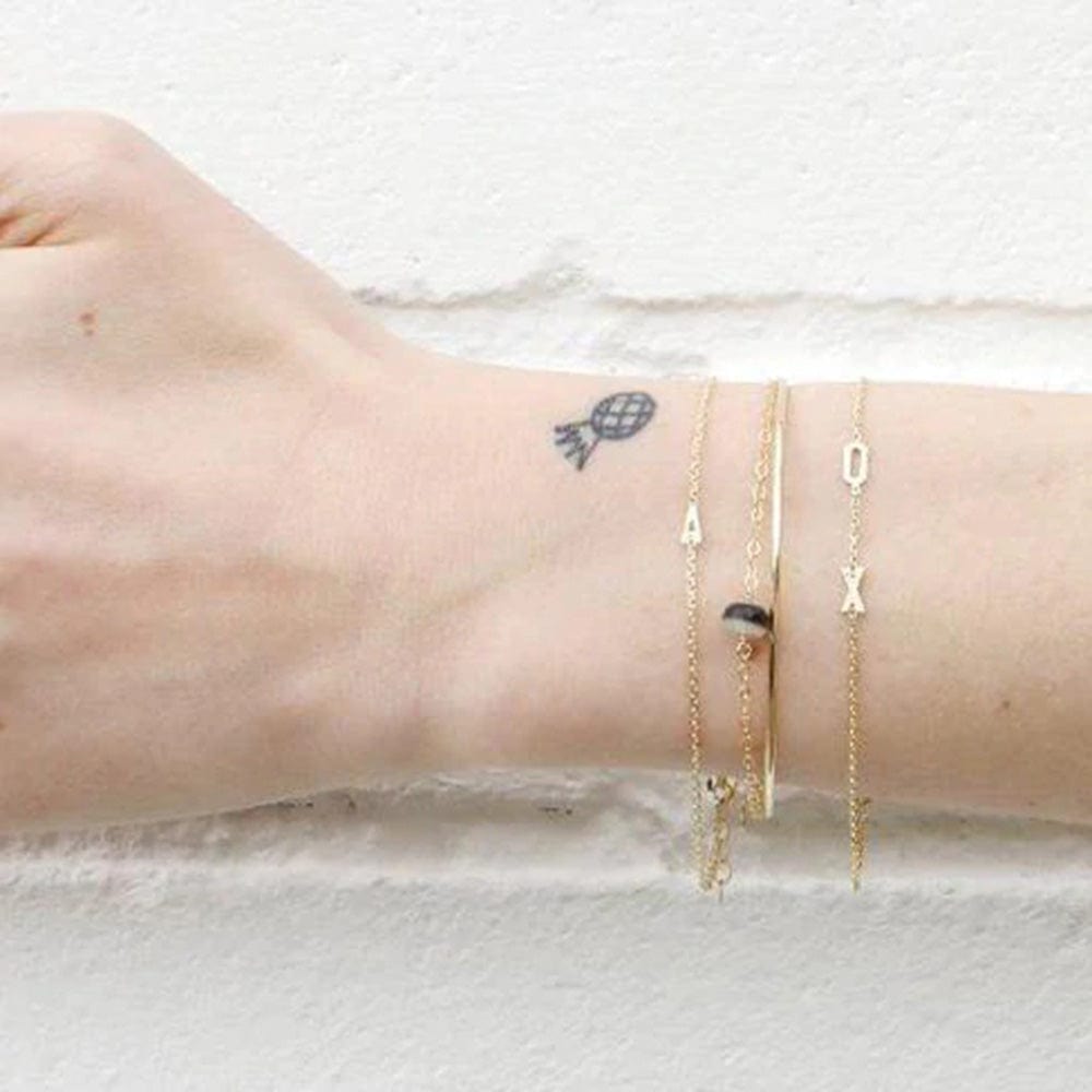 Consider The Wldflwrs Mini Letter Bracelet