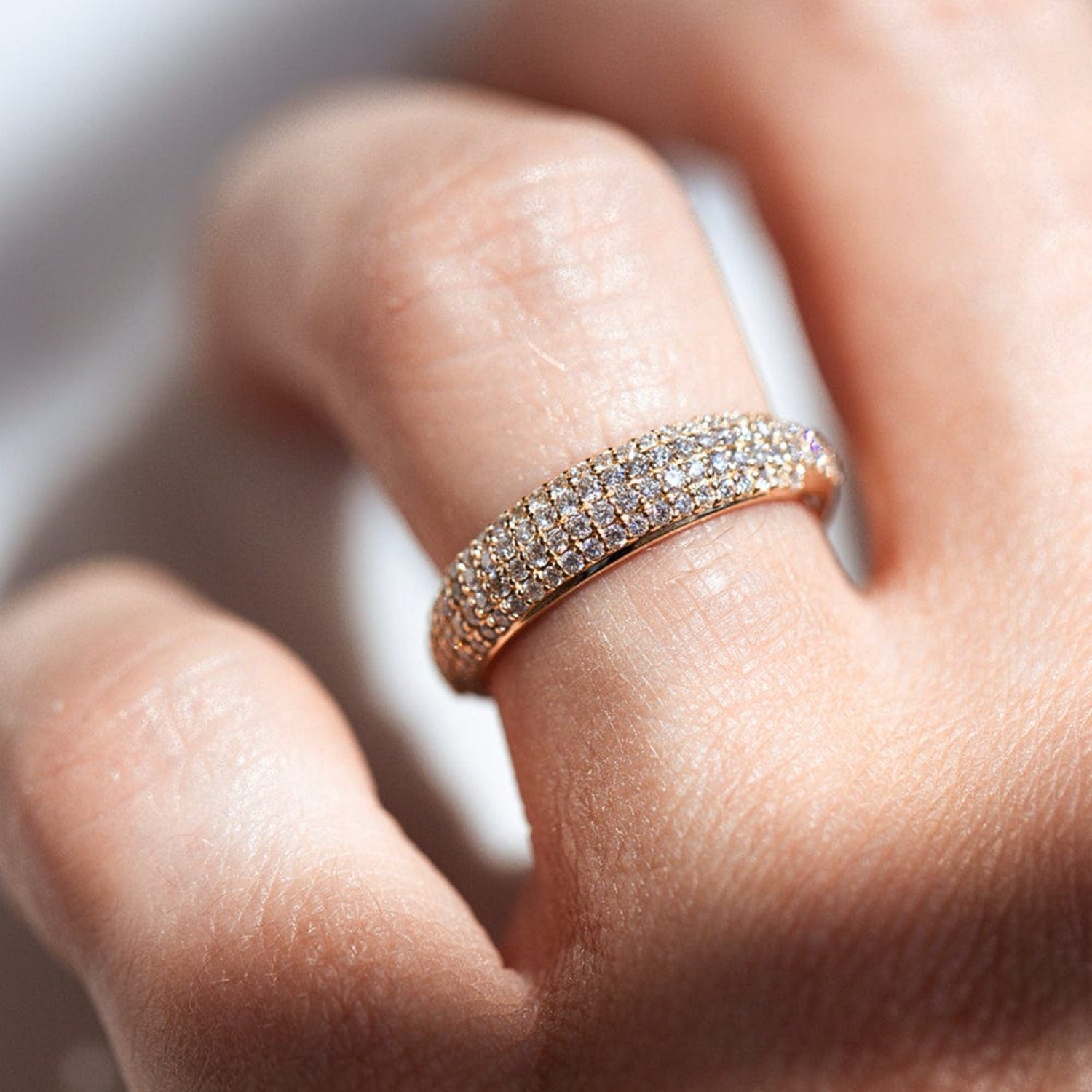 French Pavé Diamond Ring | Amelie | Brilliant Earth