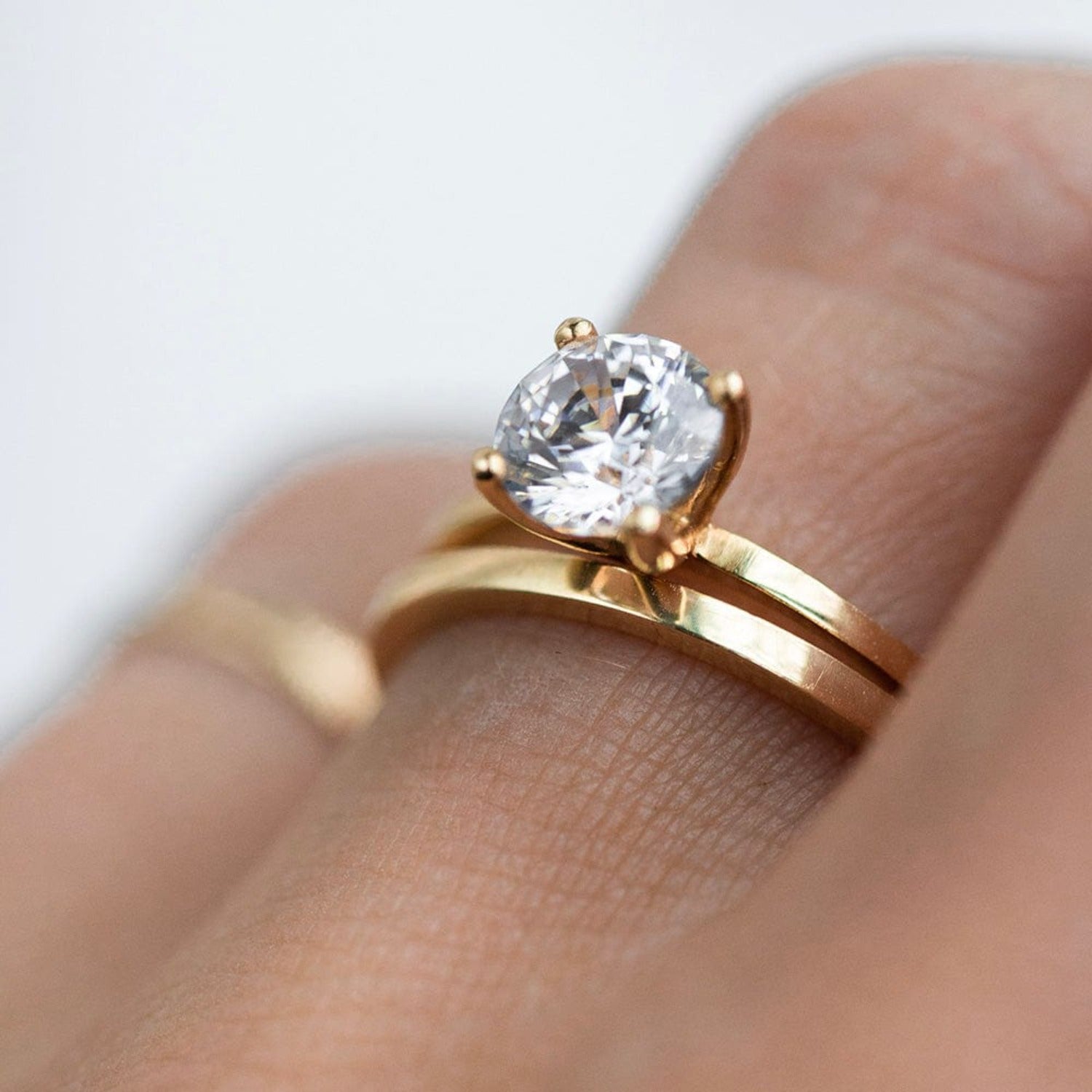 Flat Wedding Ring | 2mm | Yellow Gold | Natalie Marie Jewellery