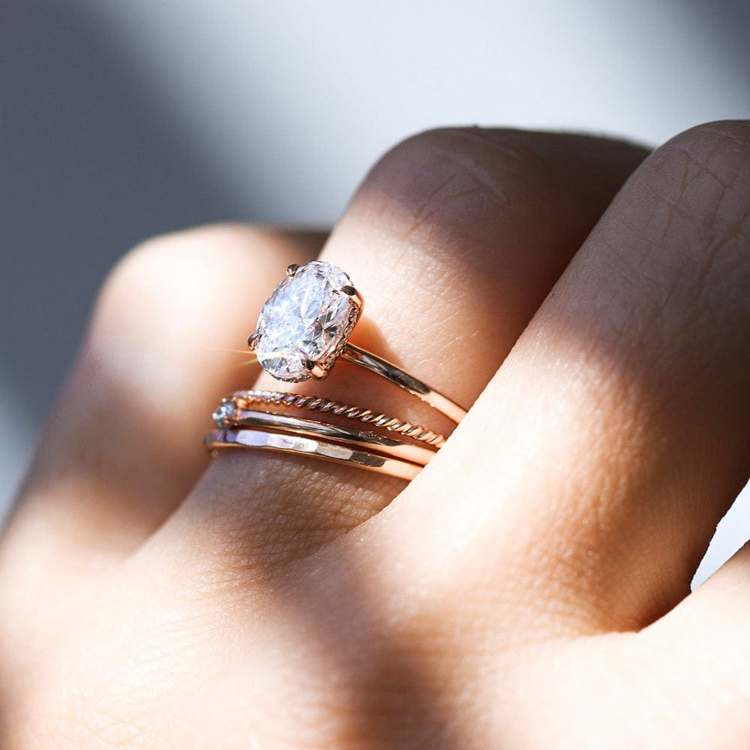 The Perfect Pair: 9 Ideal Engagement Ring & Wedding Band Combinations -  Charles Schwartz & Son