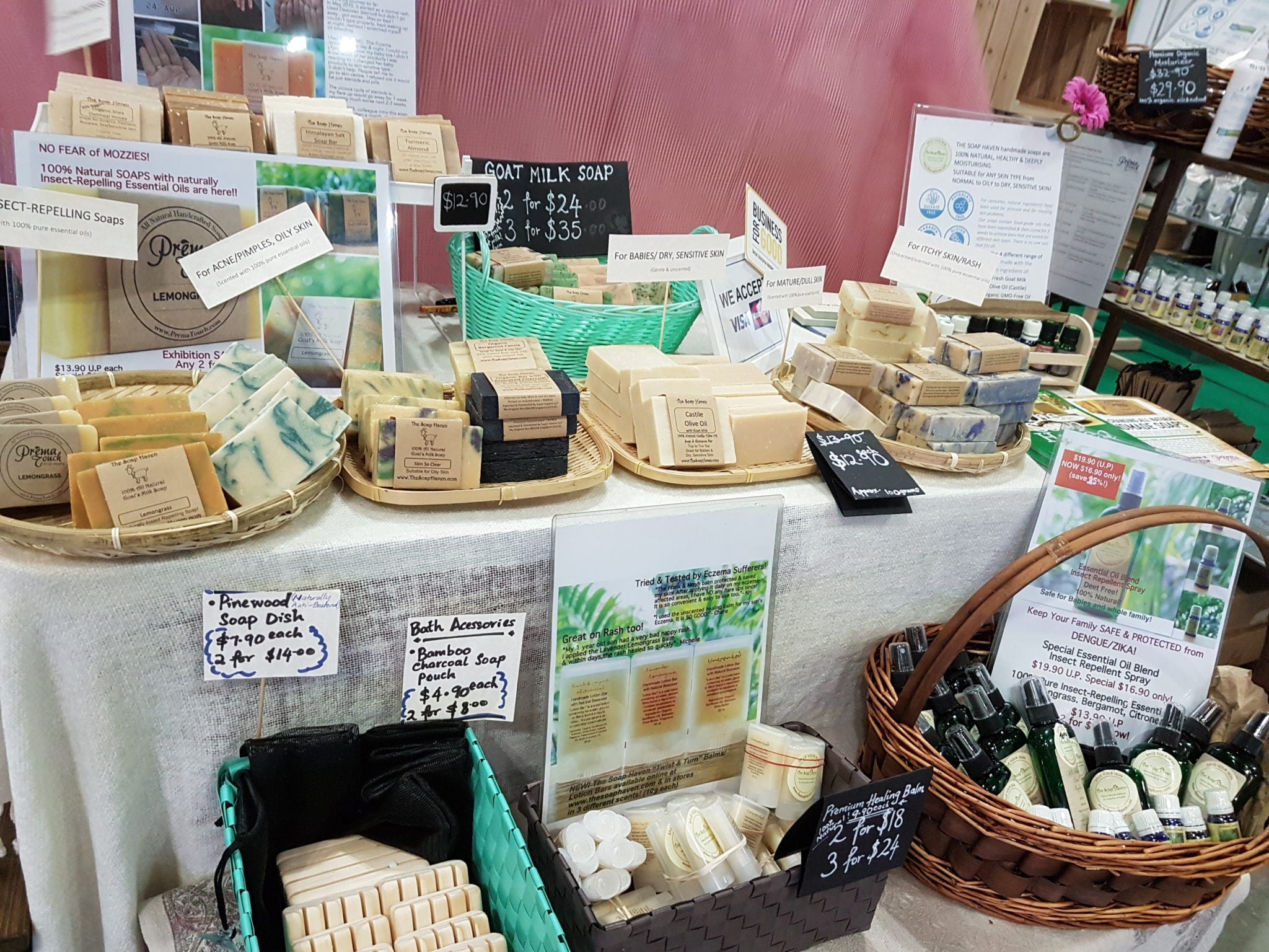 The Soap Haven Skinhealth Products at Green Living Expo 9-11 Sept 2016