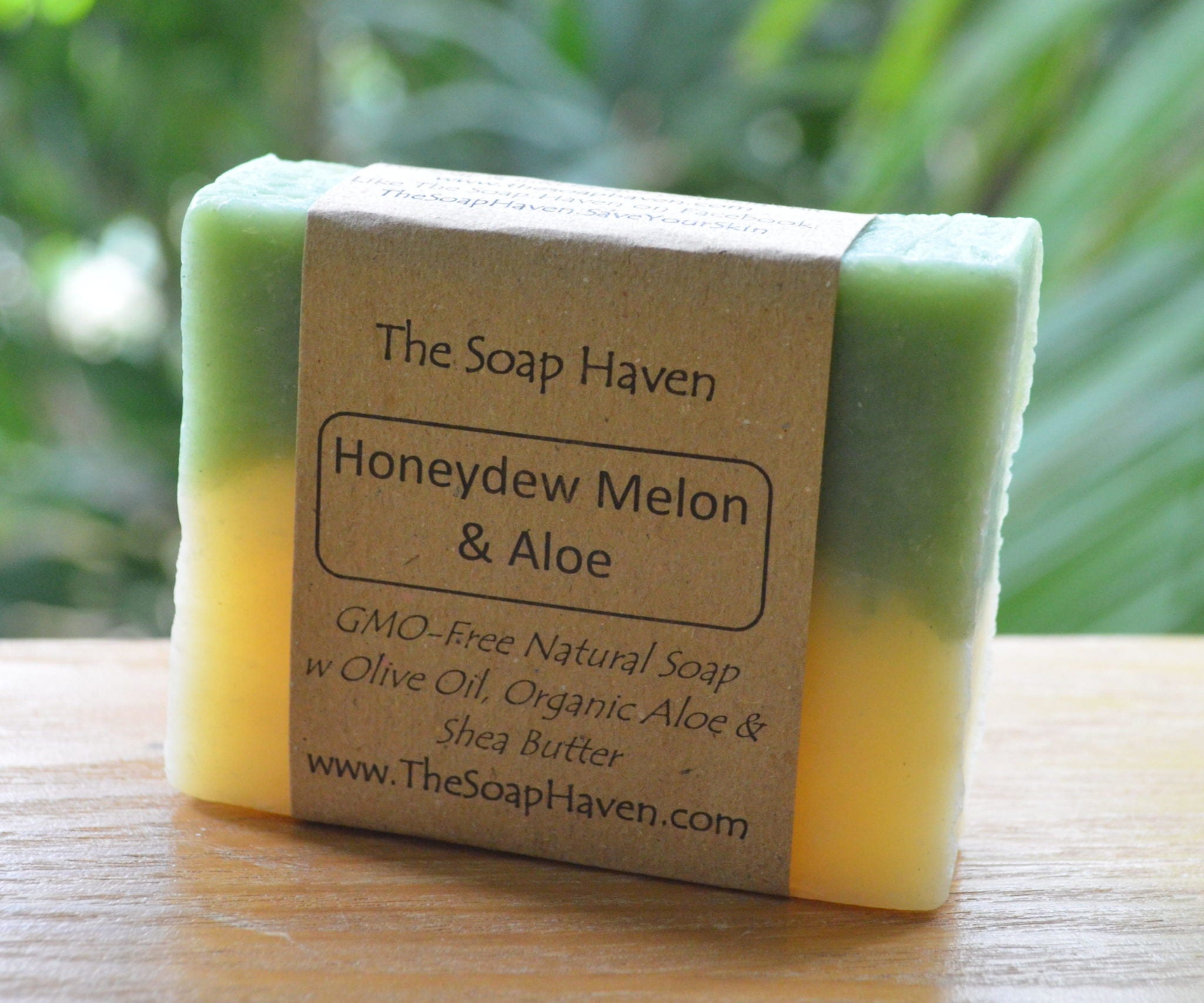The Soap Haven Honeydew Melon and Aloe Soap Bar
