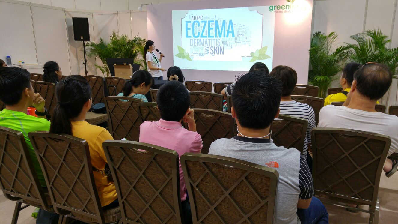 Goodbye Eczema! Seminar conducted by our co-founder at Green Living Expo Singapore 2016