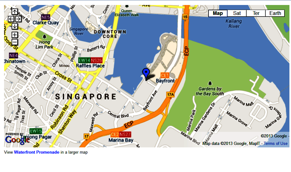 Marina Waterfront Map