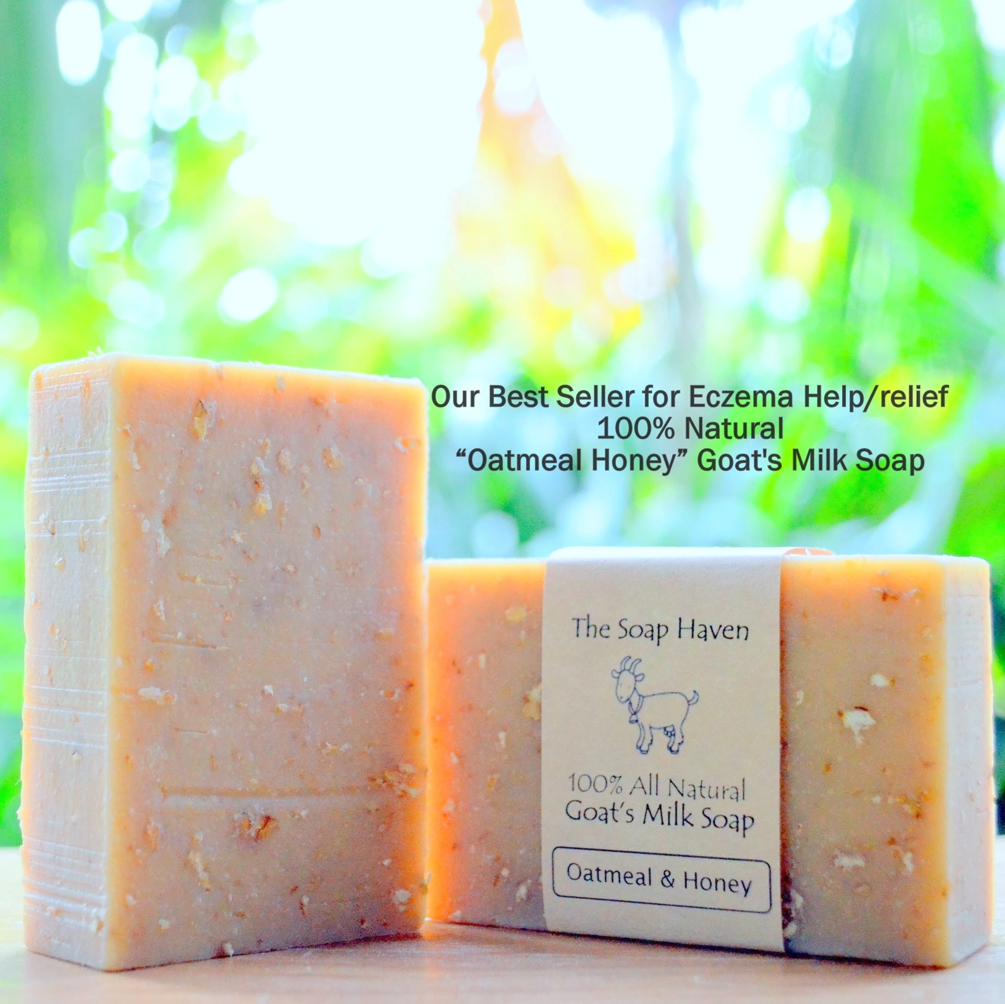 How to cure Eczema - Treatment for Eczema - Oatmeal Honey Goat Milk Soap for Natural home remedy for eczema