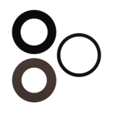  For iPhone - 15 Pro Max - Camera Lens Glass Only with Adhesive