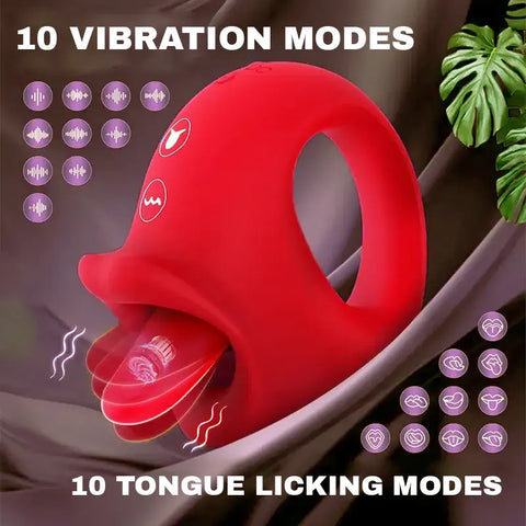 Honey Tongue Vibrating Masturbator