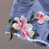 Floral T Shirt Denim Set - THEGIRLSOUTFITS