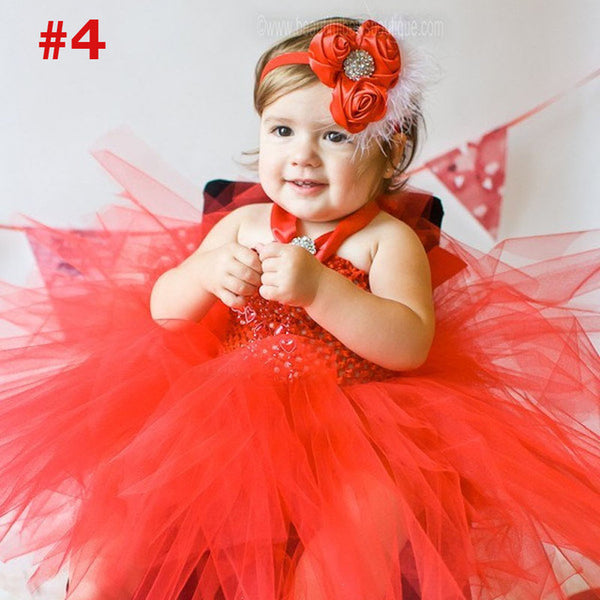 orange color dress for baby girl