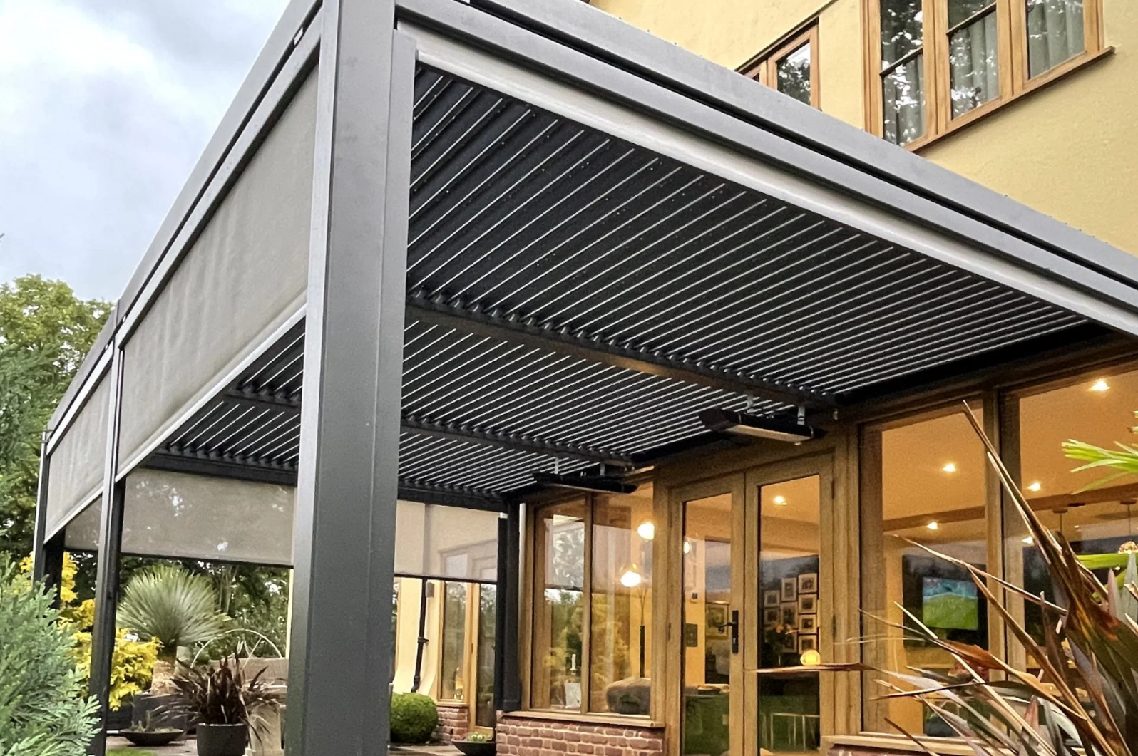 Mount your Sun Lifestyle Pergola to the back of your house