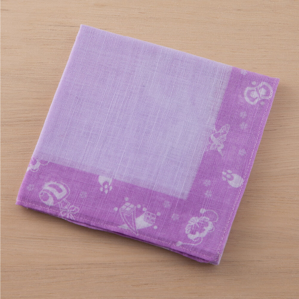 Auspicious Pattern Handkerchief Fushiito Woven [Mail Delivery Available] Nadeshiko Gift Present Gauze Children Farewell Party Petit Gift Small Gift Cherry Blossom Wrapping Original Lucky Gift Family Celebration New Year's Greetings Auspicious Good Luck Pattern Omen Gift Farewell Item Return White Day