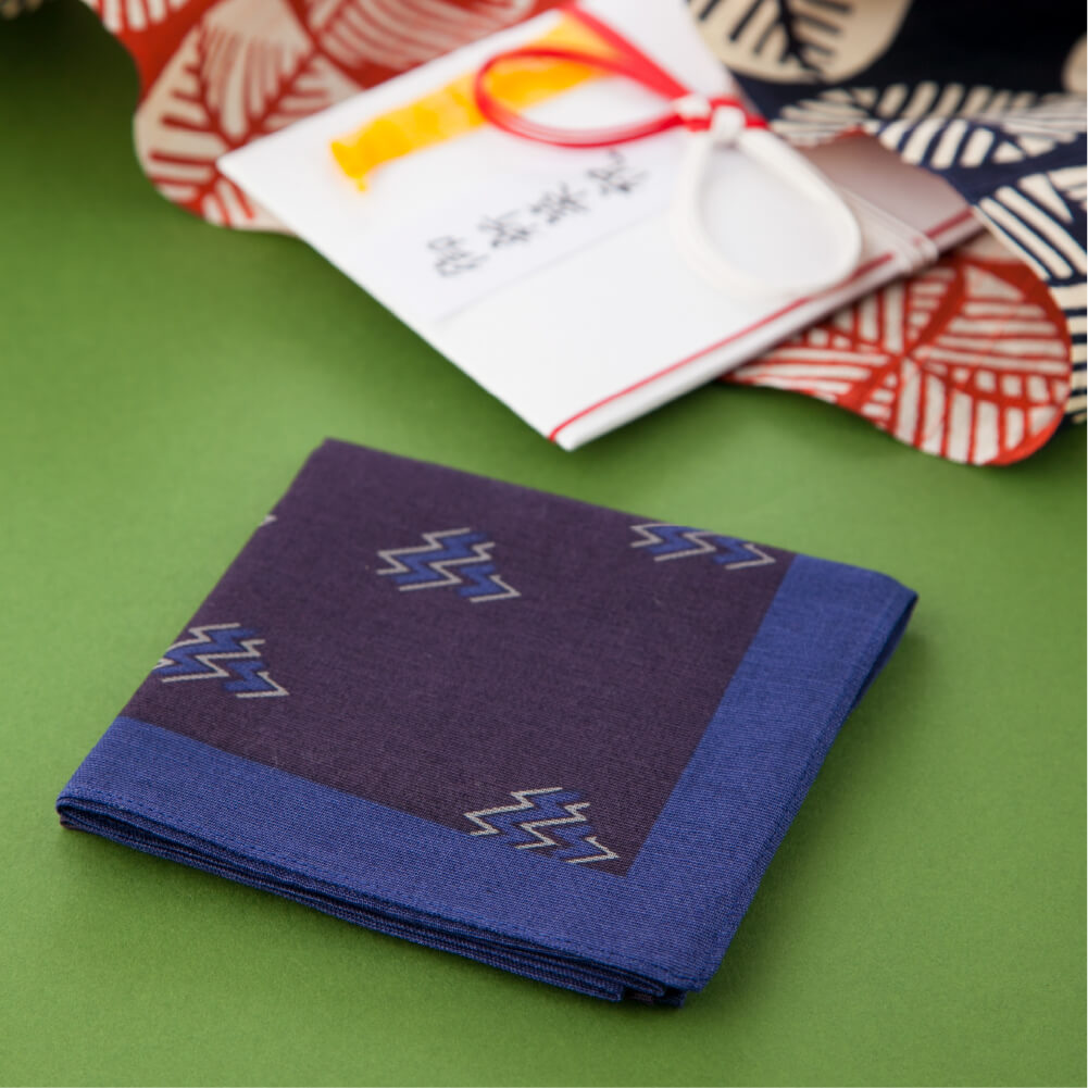 Good luck pattern handkerchief cotton hemp plain weave cotton linen hemp petit gift gift present gauze children farewell party small gift cherry blossom wrapping original lucky charm family celebration new year lucky lucky lucky pattern luck gift men's men's women's women's farewell item return