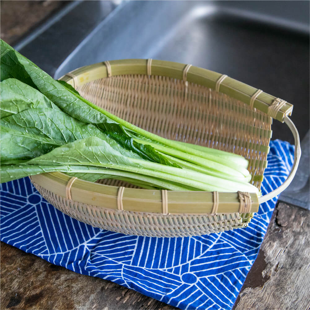 Gomakochi Umakozaru Bamboo Basket Made in Japan Drainer Basket Rustproof Durable Boiled Kitchen Interior