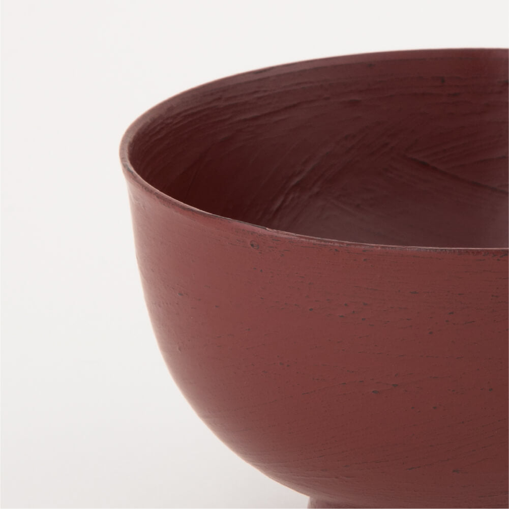 Atsuo Yamagishi Hakata soup bowl Lacquer coating Handmade Japanese food Bowl Soup bowl Tableware Lacquerware Vessel Ichiju Ichisai Hakeme Akebono Negoro Black lacquer Vermilion lacquer Bowl Rice bowl Halle day Tableware Wooden Fukui prefecture Luxury Easy to drink