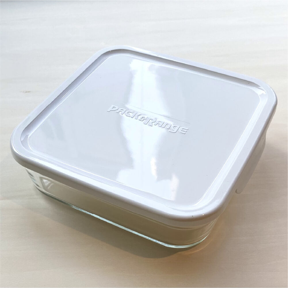 iwaki Pack & Range Storage Container BOX Large (L) Shallow 1200mL N3248-W Heat Resistant Glass Heat Resistant Container Iwaki Long Selling Recommended Simple Stylish Popular Tableware Cookware Lid Kitchen Shorter Bowl Microwave Oven Cake Bread Sweets Premade