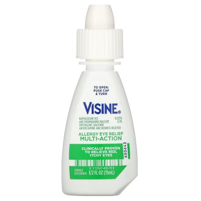 Visine L.R. Redness Reliever Eye Drops Ingredients and Reviews