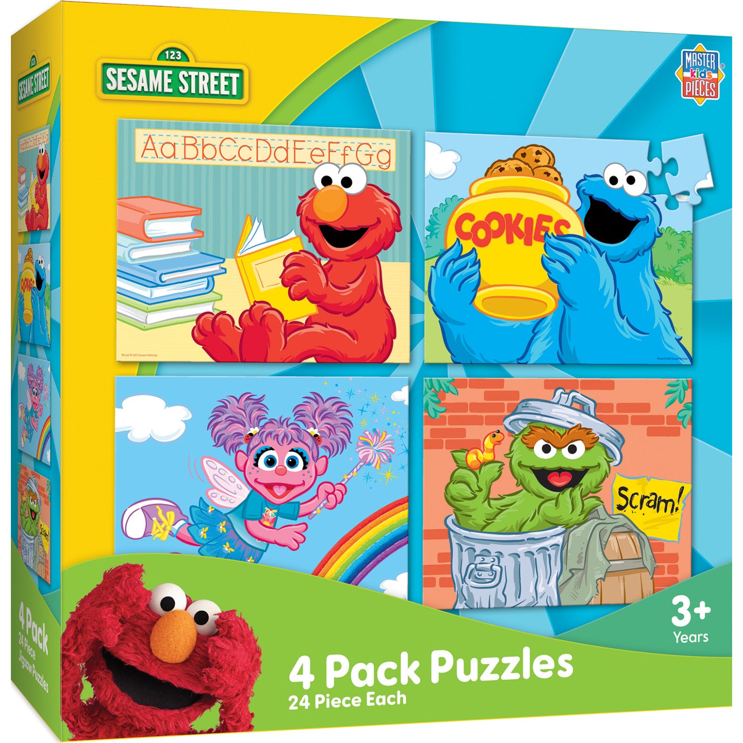MasterPieces Kids Jigsaw Puzzle Set - Purple Glow 4-Pack 100 Pieces, 100  pc, 4-pack - Harris Teeter