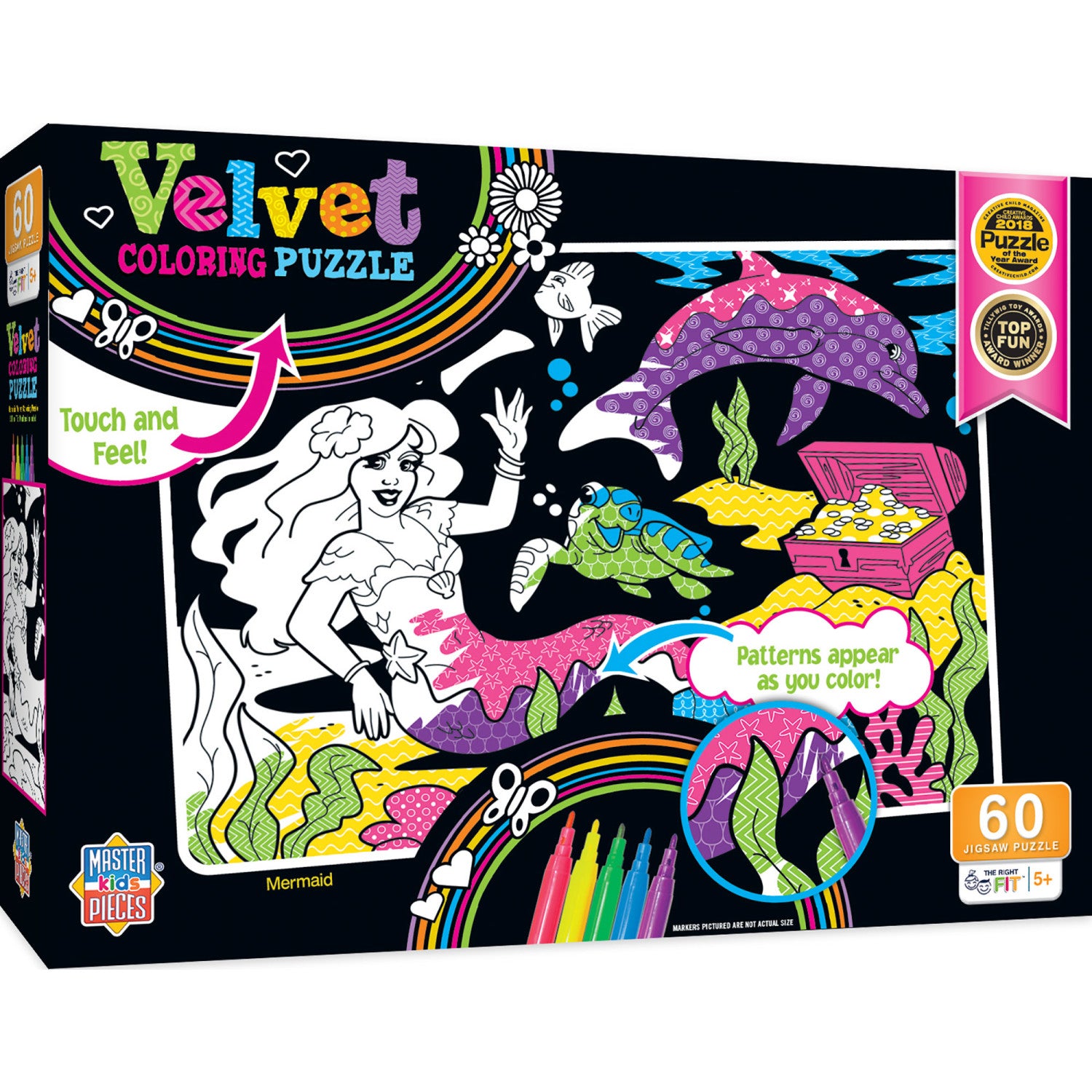 MasterPieces® Horse and Pony Velvet Coloring Kids Puzzle, 60 pc - City  Market