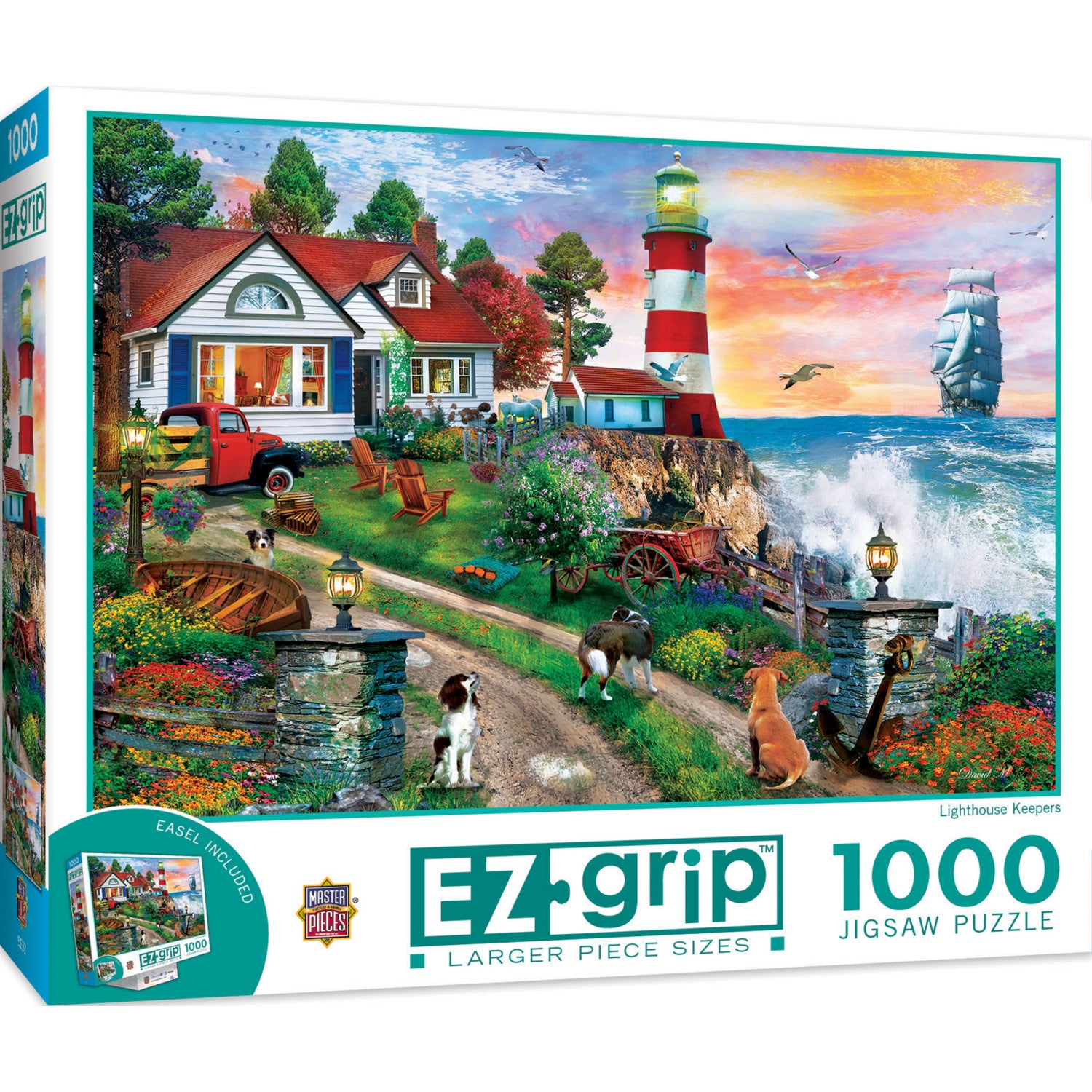 Hometown Market 1000 Piece Large EZ Grip Jigsaw Puzzle