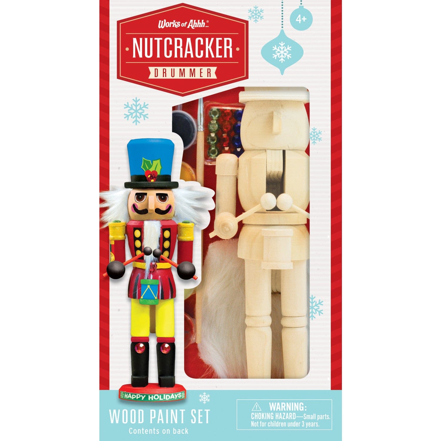 Nutcracker Holiday DIY Paint Party Kit /christmas Paint and Art Kit / supplies and Materials Included Beginner Friendly, DIY Crafts, Painting 