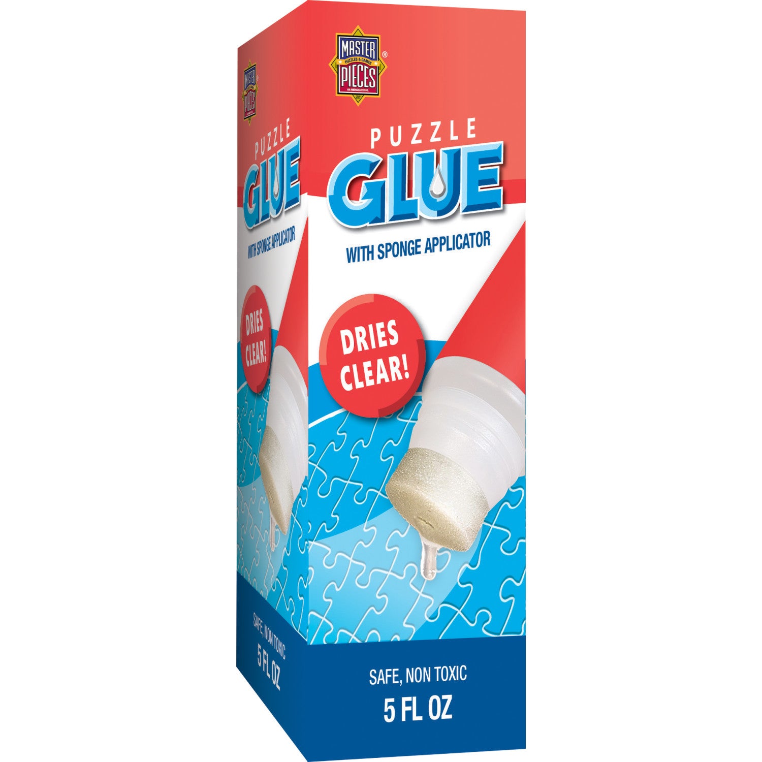 Jigsaw Puzzle Glue Quick Dry for Paper and Wood with Glue Applicator