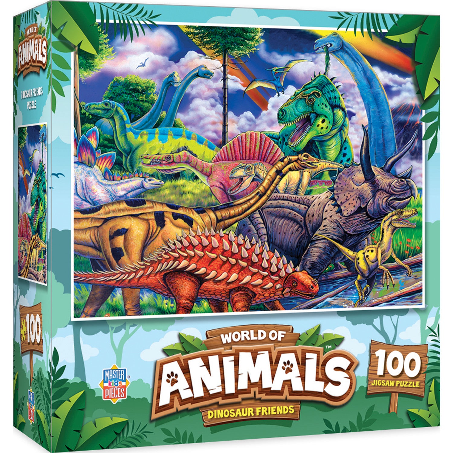 MasterPieces Puzzle Set - 4-Pack 100 Piece Jigsaw Puzzle for Kids -  Caterpillar 4-Pack - 8x10