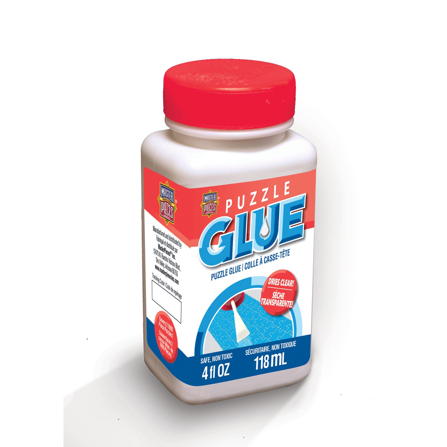 Puzzle Glue - 5oz Bottle & Wide Plastic Spreader - StangStuff