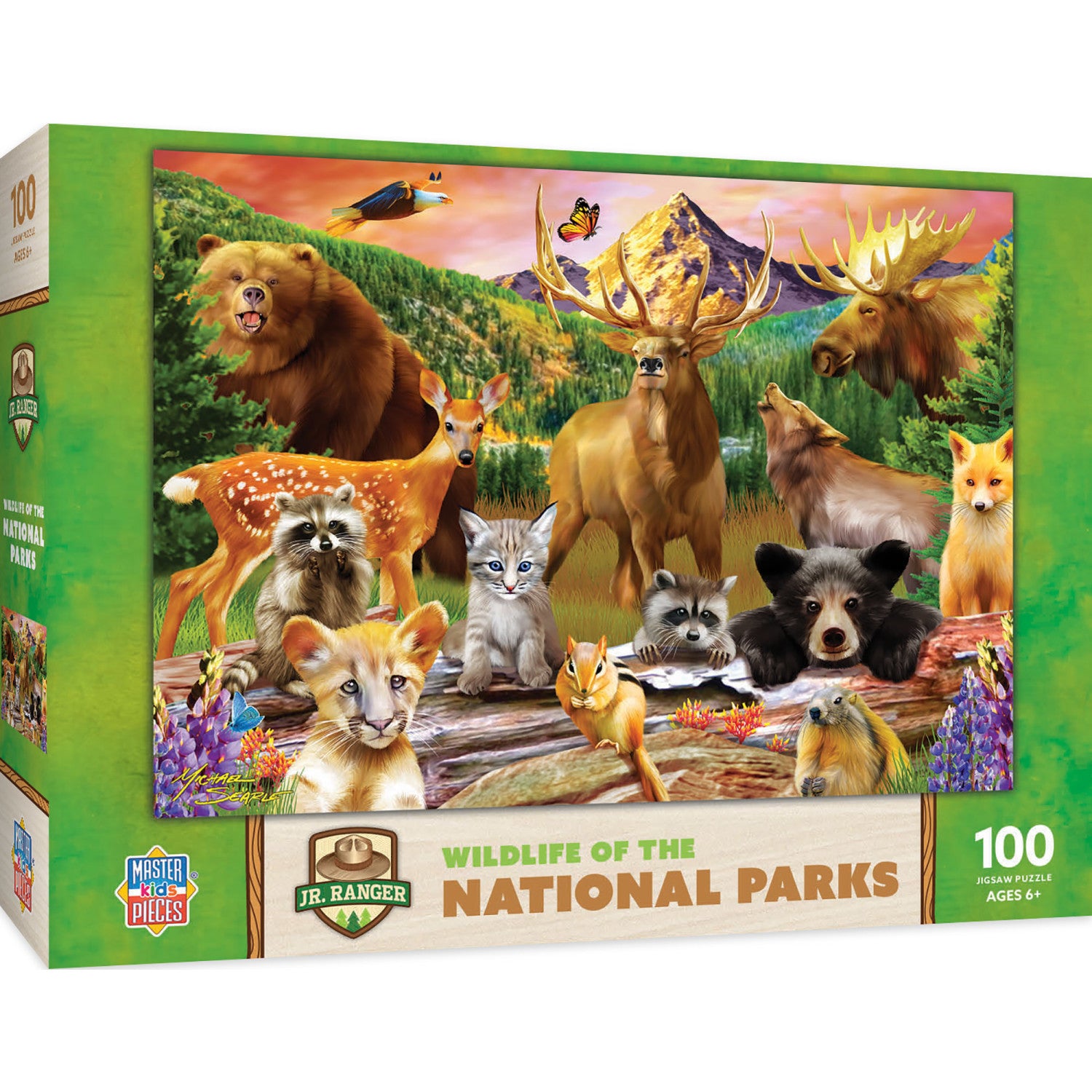 World of Animals - Reptile Friends 100 Piece Puzzle