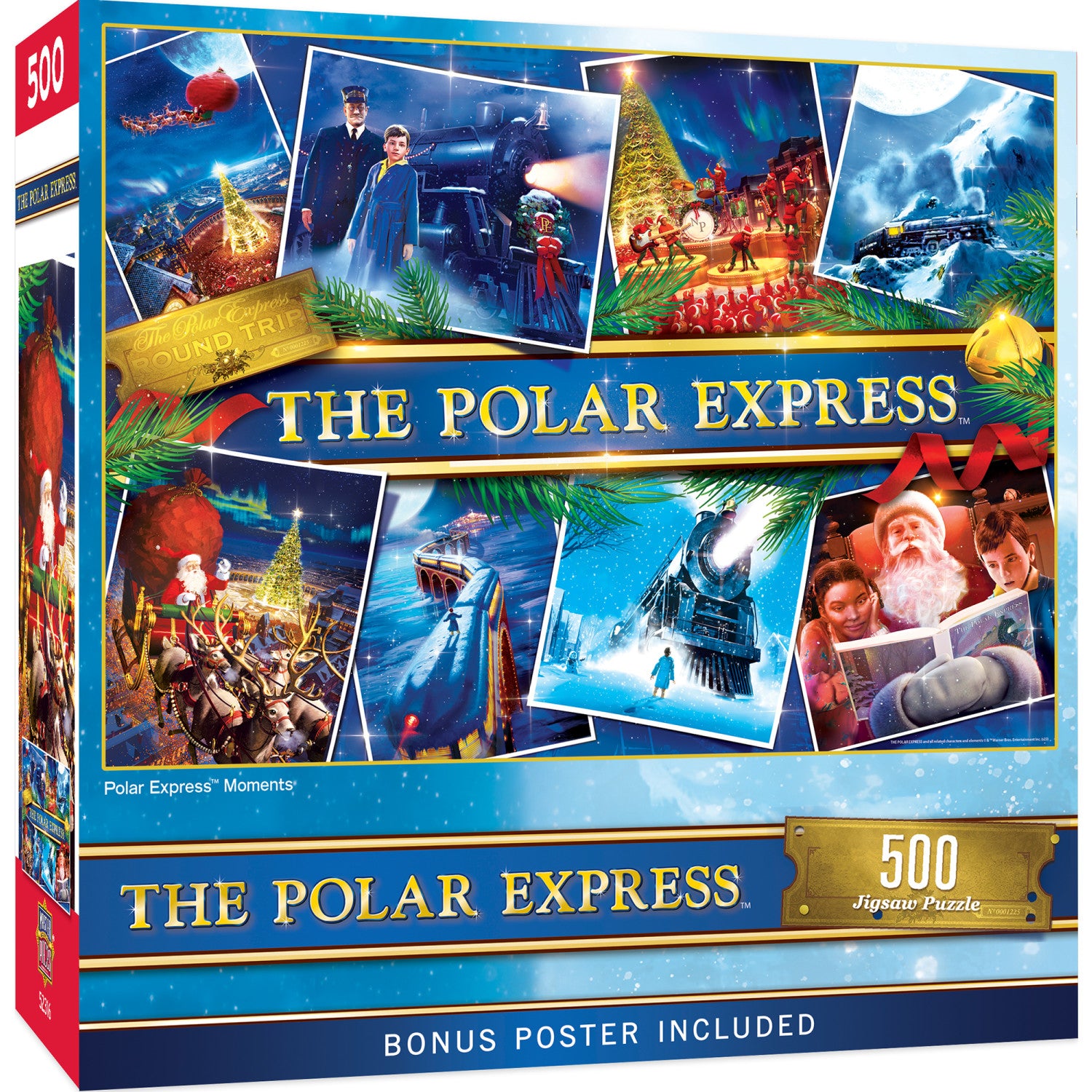 The Polar Express Glow Puzzle -- 100 Pieces