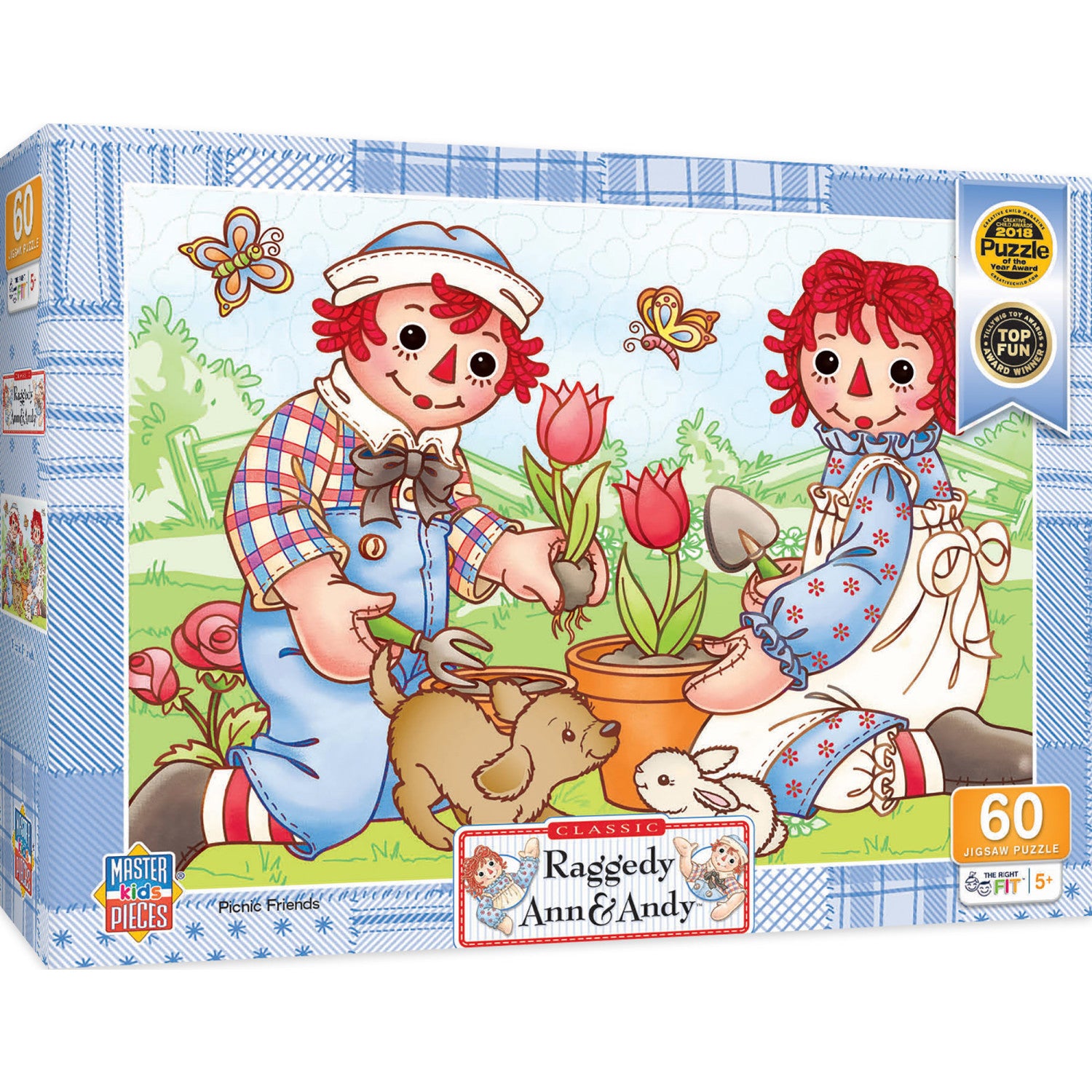 MasterPieces Kids Games - Raggedy Ann and Andy - Rummy Junior Card Game 