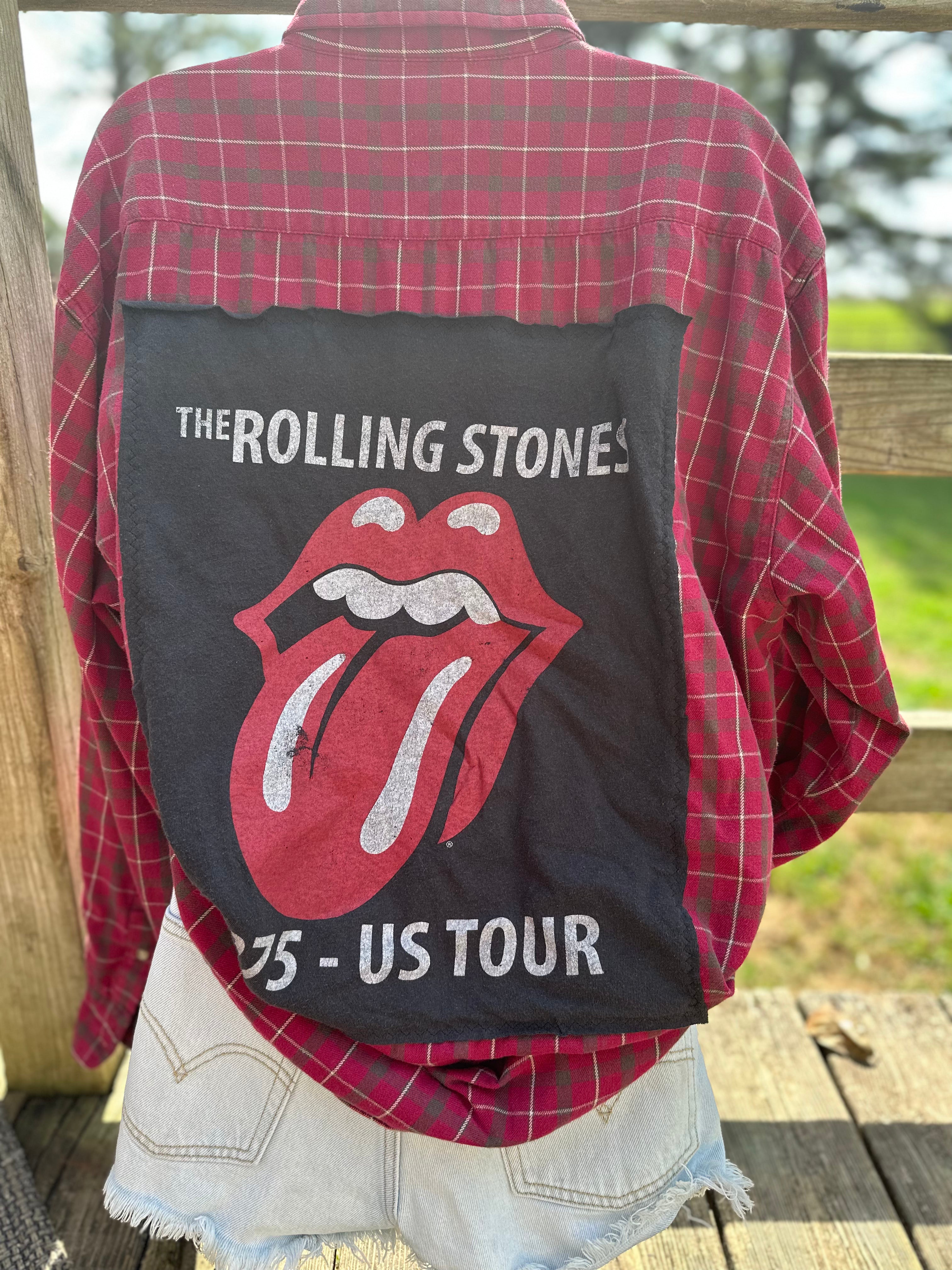 XL Rolling Stones Flannel