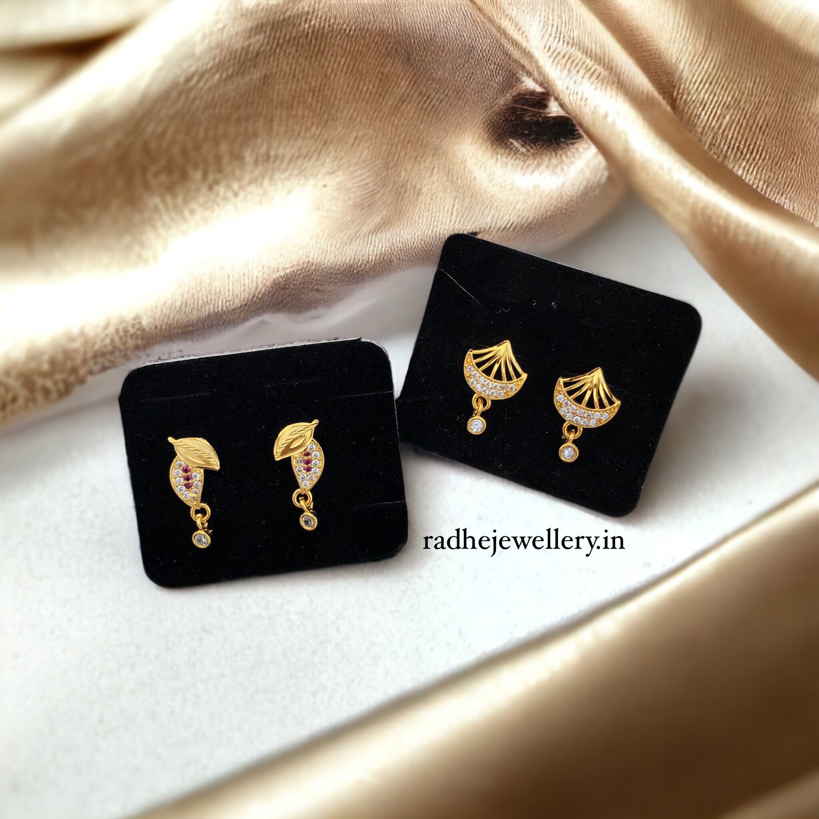 1 Gram gold Earrings New design - YouTube | Gold earrings models, Simple gold  earrings, Gold earrings designs