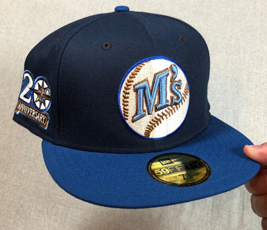 Seattle Mariners Hat Size 7 5/8 New Era 1969 Seattle Pilots 59FIFTY NEW